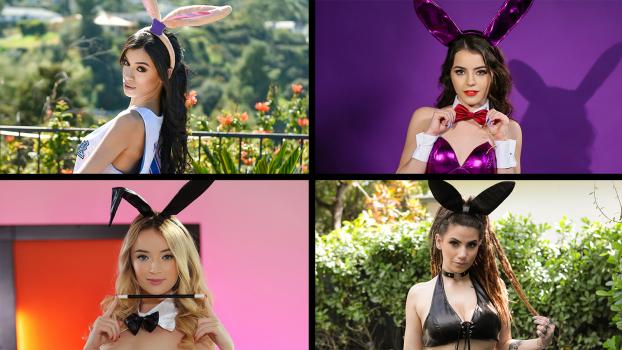 [TeamSkeetSelects] Kylie Quinn, Katie Kush, Indica Flower & Leana Lovings – Bunny Babes Compilation (2023.04.02)