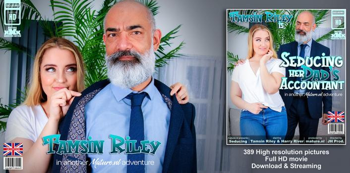 [MatureNL] Tamsin Riley Young And Horny Tamsin Riley Is Fucking And Sucking Her Way Older Dad’s Accountant On The Couch (2023.07.09)