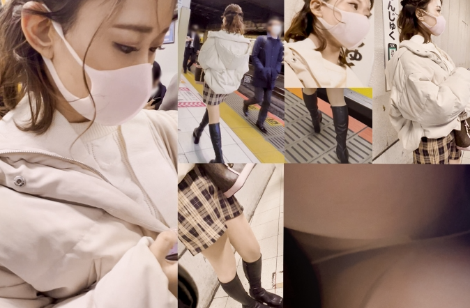 345SIMM-740 I Found A Miniskirt Defenseless Beauty T-chan Swinging Around Her Lascivious Ass In The Station Yard